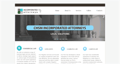 Desktop Screenshot of chsmattorneys.co.za